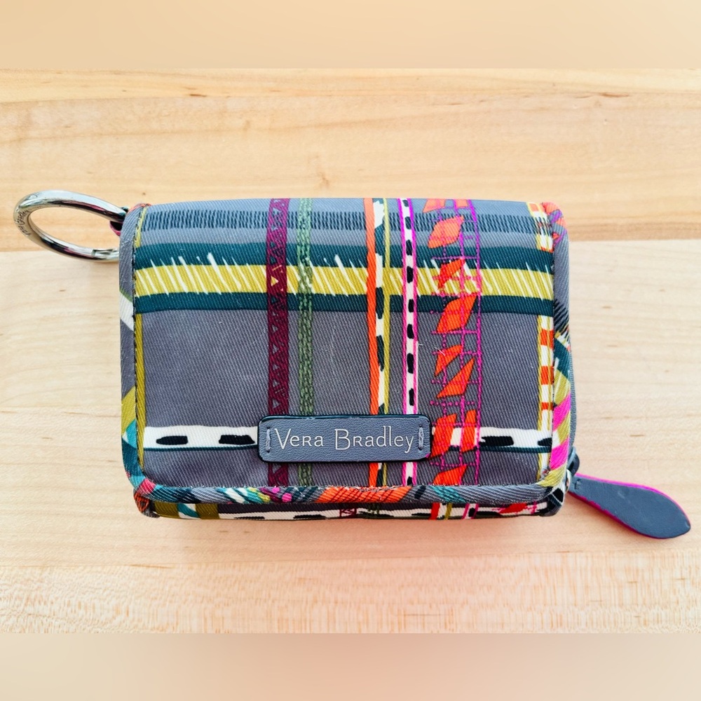 Vera Bradley Multi Gray Midtown Wallet